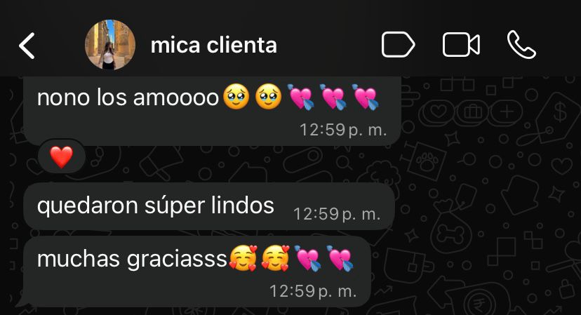 Reseña: nono los amo, quedaron súper lindos